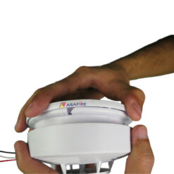 Detector pontual de fumaça autônomo com saída relé NA/NF (Stand alone smoke detector with relay NO/NC) código AFDFAR - Imagem 05