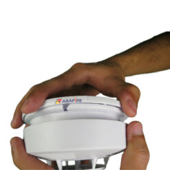 Detector Pontual de Fumaça Autônomo com Sirene Interna e Entrada em 127/220 Volts e Bateria Interna (Stand Alone Smoke Detector), código AFDFA - Imagem 09