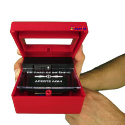 Botoeira e Acionador Manual Convencional (Convencional Call Point) código AFAM2. Ideal para Central de Alarme de Incêndio. Imagem 10