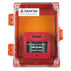 Acionador Manual Convencional Para Área Externa à prova de Tempo IP65 (Conventional Manual Call Point) código AFAM2PT