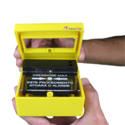 Acionador Manual e Botoeira de Comando Para Controle de Acesso e Emergência na Cor Amarela com Relé NA/NF código AFAM3AM - Imagem 06