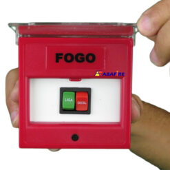 Acionador Manual e Botoeira de Comando Para Acionamento de Bomba de Incêndio Com Dois Botões Tipo Pulso Liga e Desliga código AFBLD2 - Imagem 04