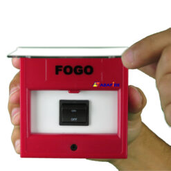 Acionador Manual e Botoeira de Comando Para Acionamento de Bomba de Incêndio Com Um Botão de Retenção Liga/Desliga código AFBLD1 - Imagem 04