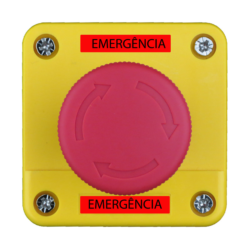 Acionador Manual e Botoeira de Emergência Para Sanitário de Portadores de Necessidades Especiais (PNE) código AFAMPNE - Imagem 01