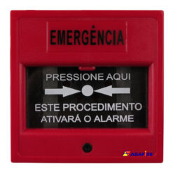 Acionador Manual e Botoeira de Comando Para Emergência com Relé NA/NF código AFAM3VM - Imagem 01