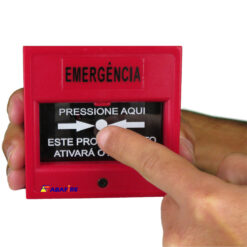 Acionador Manual e Botoeira de Comando Para Emergência com Relé NA/NF código AFAM3VM - Imagem 04