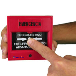 Acionador Manual e Botoeira de Comando Para Emergência com Relé NA/NF código AFAM3VM - Imagem 05