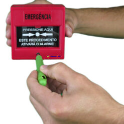 Acionador Manual e Botoeira de Comando Para Emergência com Relé NA/NF código AFAM3VM - Imagem 08
