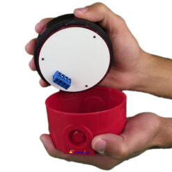 Sirene Audiovisual / Alarme Sonoro e Visual Tipo Estrobo com 20 LEDs e Tensão de 12/24 Volts codigo AFSVF - Imagem 04