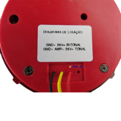 Sirene Audiovisual / Alarme Sonoro e Visual Para Áreas Externas (IP55) Tipo Estrobo com Tensão de 24 Volts codigo AFSVFPT - Imagem 02