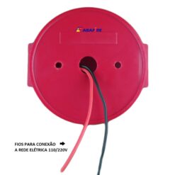 Sirene Audiovisual / Alarme Sonoro e Visual Tipo Multitom com Tensao em 127/220 Volts e 12 Toques Diferentes codigo AFSVFMT220 - Imagem 03