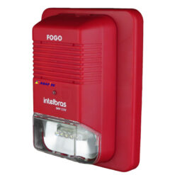 Sirene Audiovisual de Alarme de Incêndio Endereçável em Centrais CIE da Intelbras com Flashes de LED e 2 Tipos de Toques, código SAV520E - Imagem 02