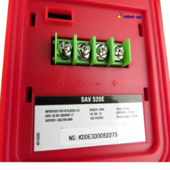 Sirene Audiovisual de Alarme de Incêndio Endereçável em Centrais CIE da Intelbras com Flashes de LED e 2 Tipos de Toques, código SAV520E - Imagem 10