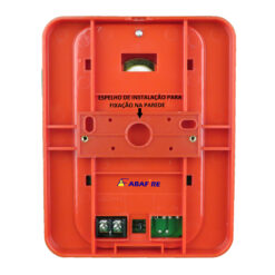 Sirene Audiovisual de Alarme de Incêndio Tensão de 24V com Flashes de Xenon e Alerta Sonoro com 03 Tipos de Toques código AFSX - Imagem 04