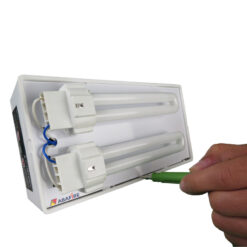 Bloco Autônomo de Iluminação de Emergência com Duas Lâmpadas Fluorescentes PL de 09 Watts, código AFMAC5122