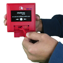 Botoeira e Acionador Manual de Alarme de Incêndio Endereçável (Addressable Manual Call Point) Tipo Resetável. Código AME520. Imagem 12