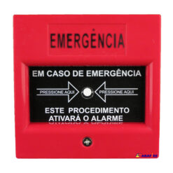 Botoeira e Acionador Manual Quebra Vidro com Relé NA/NF, código AFAM - Imagem 01