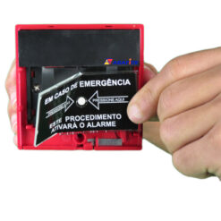 Botoeira e Acionador Manual Quebra Vidro com Relé NA/NF, código AFAM - Imagem 05