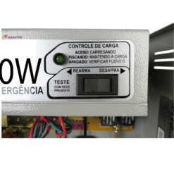 Central de Iluminação de Emergência com Saída em 12 Volts e Capacidade de 360 Watts, código AFB360.