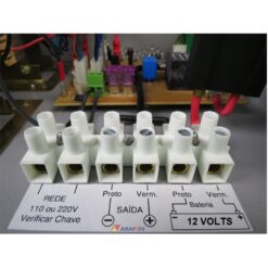 Central de Iluminação de Emergência com Saída em 12 Volts e Capacidade de 360 Watts, código AFB360.