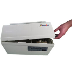 Central de Iluminação de Emergência com Saída em 12 Volts e Capacidade de 180 Watts, código AFB180.