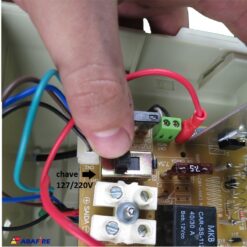 Central de Iluminação de Emergência com Saída em 12 Volts e Capacidade de 180 Watts, código AFB180.