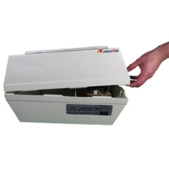 Central de Iluminação de Emergência com Saída em 12 Volts e Capacidade de 240 Watts, código AFB240.