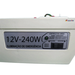 Central de Iluminação de Emergência com Saída em 12 Volts e Capacidade de 240 Watts, código AFB240.