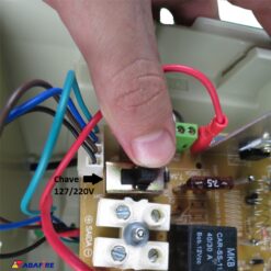 Central de Iluminação de Emergência com Saída em 12 Volts e Capacidade de 240 Watts, código AFB240.