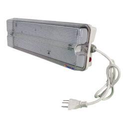 Luminária de Emergência Para Área Externa à Prova de Tempo IP65 com Uma Lâmpada Fluorescente de 8 Watts código AFMAC8IP - Imagem 02