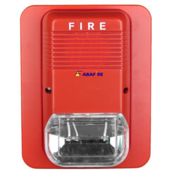 Sinalizador / Alerta Visual de Alarme de Incêndio em 24V com Flashes de Luz Xenon de Alto Brilho Tipo Estrobo código AFSXV - Imagem 01