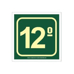AF12A-placa-sinalizacao-fotoluminescete-rota-fuga-decimo-segundo-andar