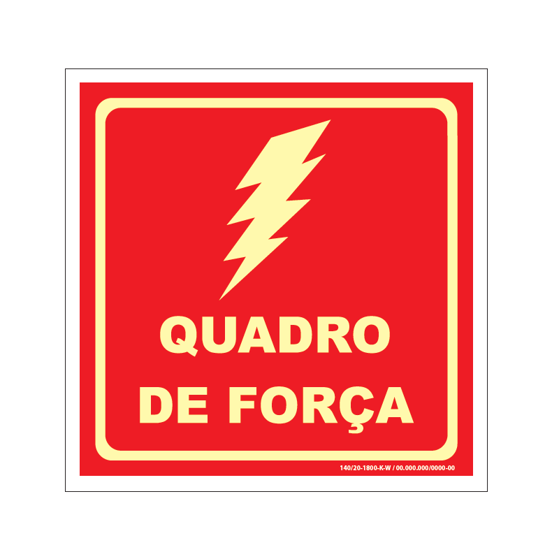 Placa de sinalização indicação proibido utilizar água para apagar o fogo –  P3 – Projeb Extintores