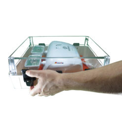 Bloco Autônomo de Iluminação de Emergência Para Área Externa (À Prova de Tempo IP65) Com Dois Farois de LED de 1000 Lumens, Código BLA1000PT