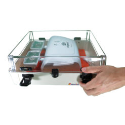 Bloco Autônomo de Iluminação de Emergência Para Área Externa (À Prova de Tempo IP65) Com Dois Farois de LED de 1000 Lumens, Código BLA1000PT