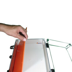 Bloco Autônomo de Iluminação de Emergência Para Área Externa (À Prova de Tempo IP65) Com Dois Farois de LED de 1000 Lumens, Código BLA1000PT