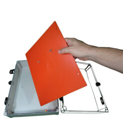 Bloco Autônomo de Iluminação de Emergência Para Área Externa (À Prova de Tempo IP65) Com Dois Farois de LED de 1000 Lumens, Código BLA1000PT