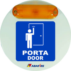 Campainha Sonora e Luminosa (Audiovisual) Sem Fio (Wireless) Para Quartos de Deficientes Auditivos e Visuais (PNE e PCD) - Código AFCSLW